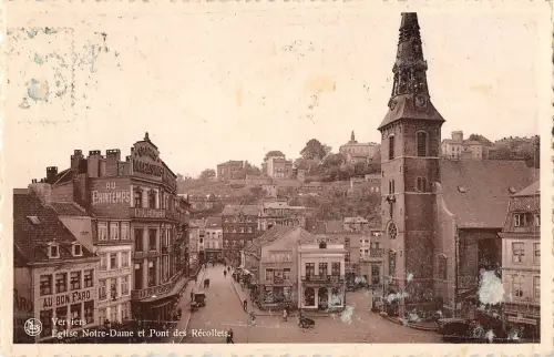 BR55382 Eglise Notre dame et pont des recollets verviers belgien