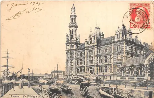 Br35178 Anvers Le Pilotage belgien