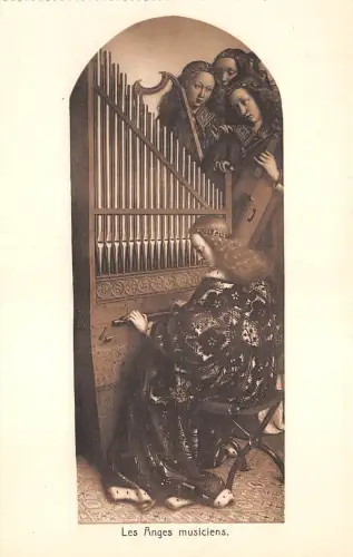 BR44597 Die spielenden Engel Große Kathedrale St. Bavon Lackbilder Belgien