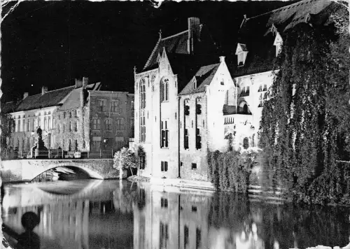 BR18086 Brugge illumination du Cuai du Rasaire belgium