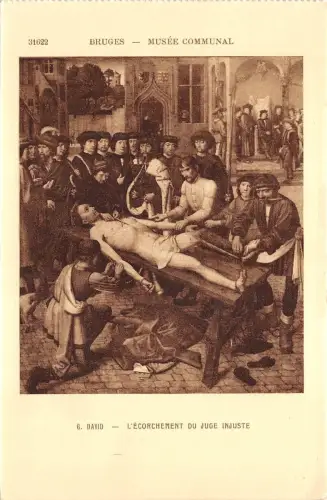 BR44562 David l ecorchement du juge injuste Brügge musee communal belgien