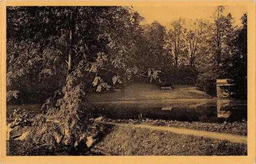 BR55239 Les etangs et l ancien temple Le parc Mariemont belgien