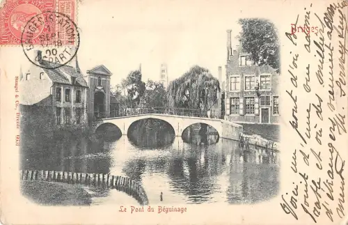 BR78130 bruges le pont du beginenstand belgien