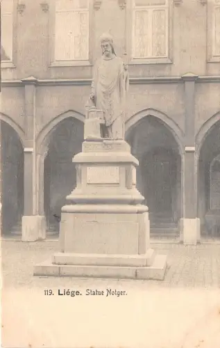 B94350 statue notger liege belgien