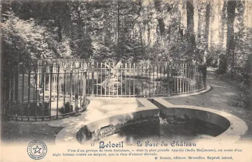 BR55601 Le parc du Chateau Beloeil belgien