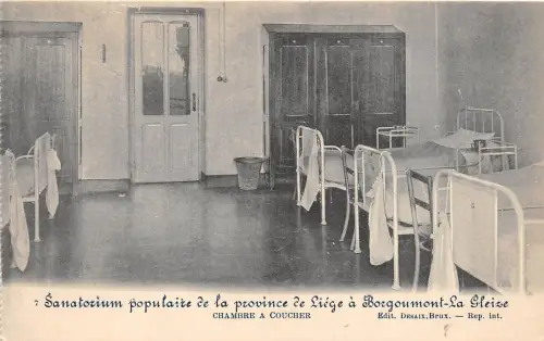 B94773 sanatorium borgoumont la gleize chambre a coucher le liege belgien