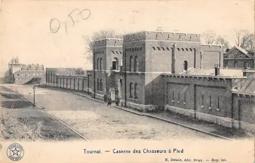BR55199 Caserne des chasseurs a pled turnai belgium