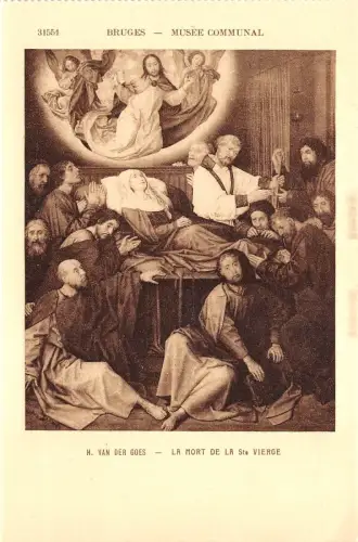 BR44563 Van der goes la mort de la ste vierge Brügge Musee Gemeinde Belgien
