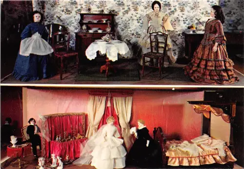 BF38987 monaco la sale de manger et la chambre des maries poupees Kunst Postkarte