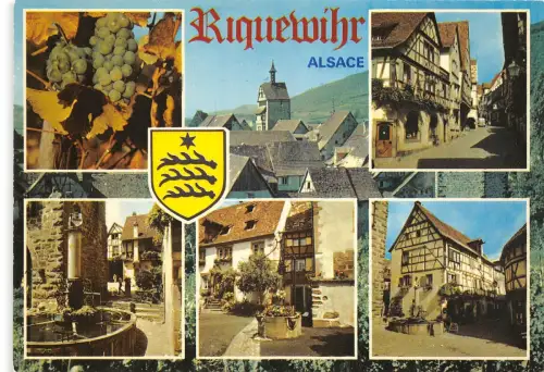 BR4586 L'Alsace pittoresque, Riquewihr, multi view france
