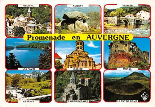 B51078 Auvergne Multi Vues Frankreich