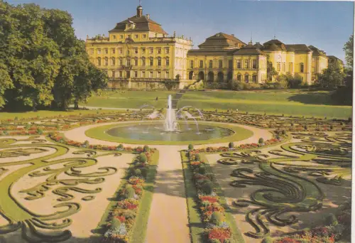 BF23890 württ rezidenzschloss und blur ludwigsburg germany front/back image