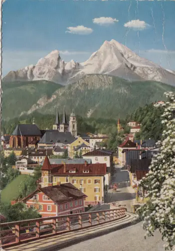 BF29422 berchtesgaden mit watzmann germany front/back image