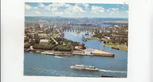 BF30355 koblenz coblenz deutsches eck germany front/back image