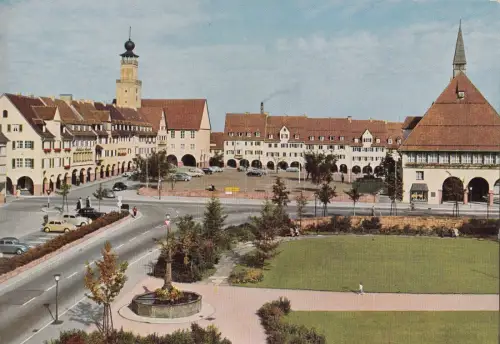 BF23869 Freudenstadt Marktplatz mit Stadt Deutschland Vorder-/Rückbild