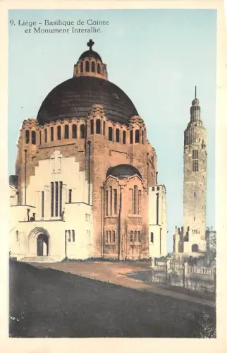 B94329 liege basilique de cointe et monumnt interallie belgien