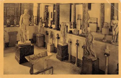 BR55105 Royaume chateau de mariemont salle des antiqulles egyptiennes belgien