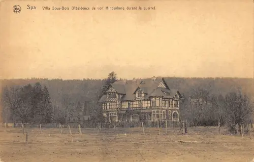 BR55859 Villa sous bois Spa belgien