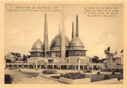 BR41415 palais de la vie catholique Exposition de bruxelles Belgium