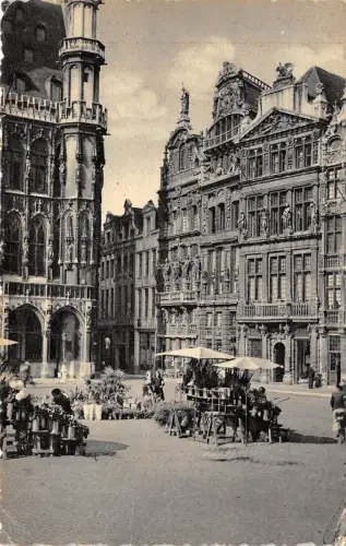 BR18053 Bruxelles Un coin de la grand place belgien