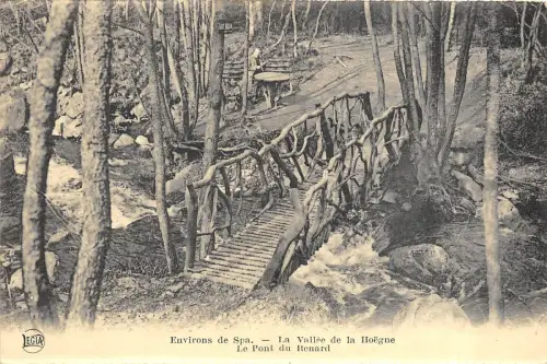 Br36056 Spa La Valle de la Hoegne Le Pont du Renard Belgien