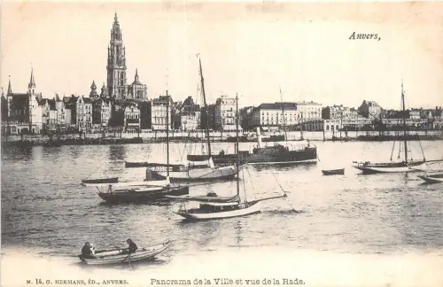 Br35220 Anvers panorama de la Ville belgien