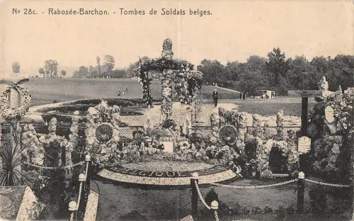BR55059 Rabosee Barchon Tombes de Soldats Belges belgien