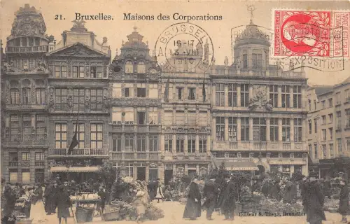 B94885 bruxelles maisons des corporation belgium