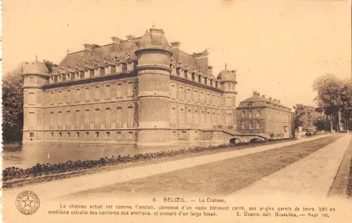 BR55413 Le chateau actuel est comme l ancien Beloeil belgien