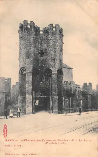 BR55083 Le chateau des comtes de Flandre Gand belgien