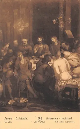 BR44580 Lacene Kathedrale Anvers Lackdrucke Belgien