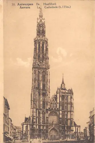 BR70822 la cathedrale anvers belgium