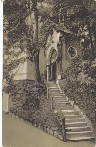 B82649 karlsbad denmarienkapelle karlovy variant tschechien front/back scan