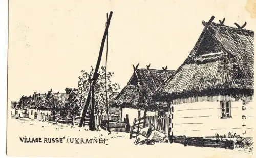 B78110 Dorf Russe Ukraina Scan Vorder-/Rückbild