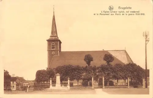 BR56122 L eglise Brugelette Belgien