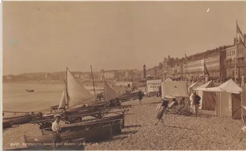 uk40361 weymouth beach and sands echtfoto uk