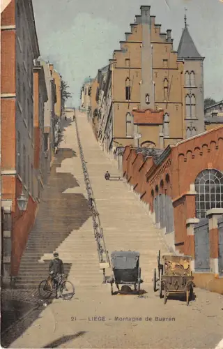 BR36174 Montagne de Bueren Liege Belgien