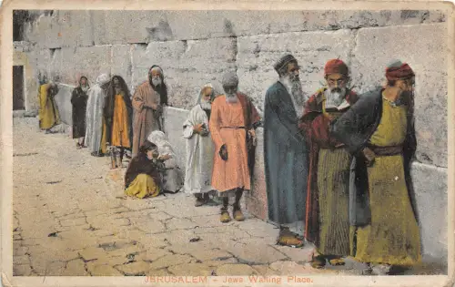 US5630 Jerusalem Juden Mauerplatz Israel Typen Folklore