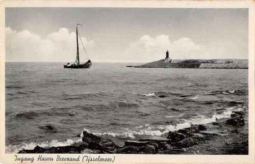BR57240 Ingang Haven Breezand Ijsselmeer Schiffsbateaux Niederlande