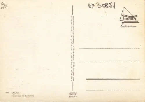 BF30851 Lindau im Bodensee Schiff Deutschland Vorder-/Rückbild