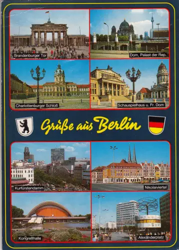 BF15070 BERLIN MULTI VIEWS GERMANY FRONT/BACK IMAGE