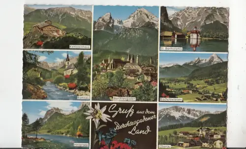 BF23779 Berchtesgadener Land Mehrfachansichten Deutschland Vorder-/Rückbild