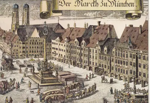 BF23894 münchen der markt deutschland Vorder-/Rückbild