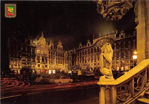 BR21625 Bruxelles Grand s palce la nuit belgium