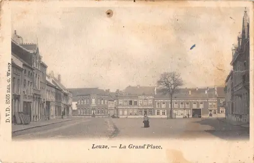 BR55252 La grand Place Leuze belgien