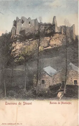 B93673 ruines de montaigle dinant belgium