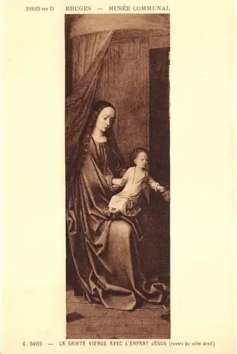 BR44567 David la sainte vierge avec l enfant jesus Brügge Musee Gemeinde Belgien