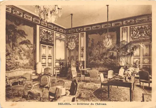 BR41052 Interieur du chateau Beloeil Belgien