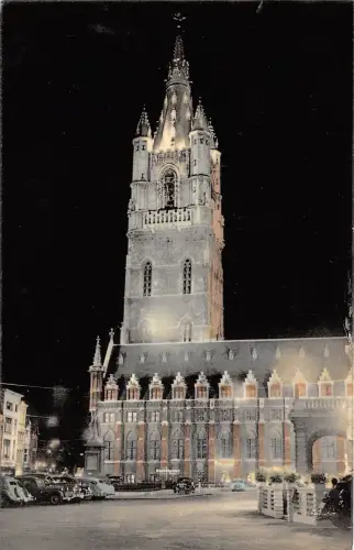 BR27826 Gent illumination du beffroi Gand belgium