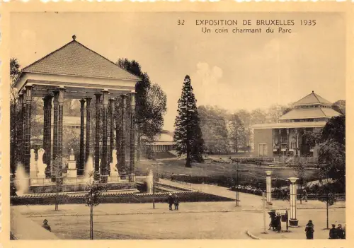 BR41419 Un coin charmant du parc Exposition de bruxelles Belgium
